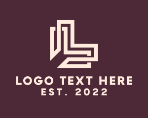 Letter L - Intricate Business Letter L logo design