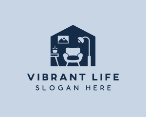 Living Room Furniture logo design