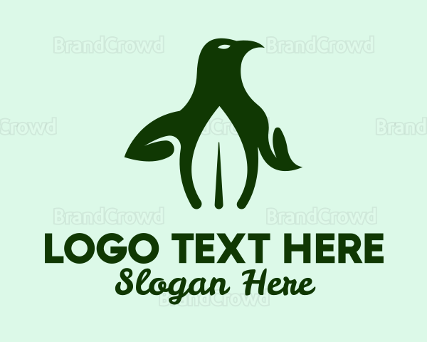 Natural Eco Penguin Logo