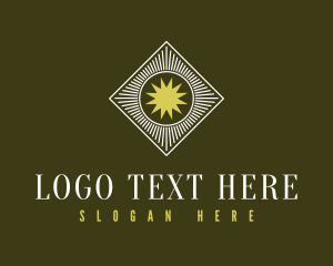 Novelty Store - Antique Sun Frame logo design