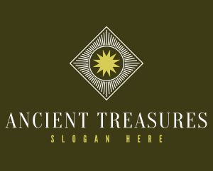 Antiquity - Antique Sun Frame logo design