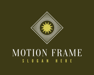 Antique Sun Frame logo design