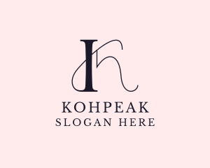 Elegant Boutique Letter K logo design