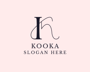 Elegant Boutique Letter K logo design