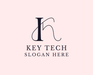 Elegant Boutique Letter K logo design