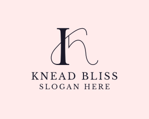 Elegant Boutique Letter K logo design