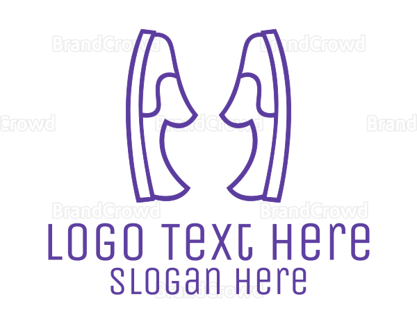 Shoe Slippers Loafers Logo
