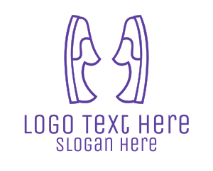 Shoe - Shoe Slippers Loafers logo design