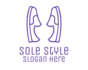 Shoe - Shoe Slippers Loafers logo design