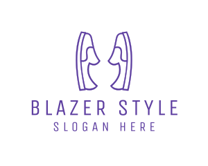 Shoe Slippers Loafers logo design