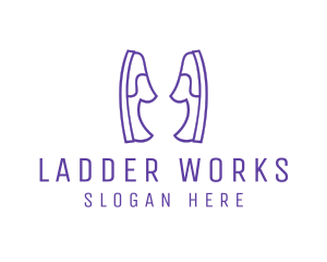 Shoe Slippers Loafers logo design