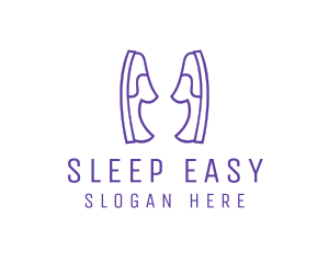 Shoe Slippers Loafers logo design