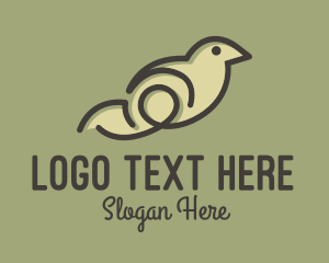 Nestling - Simple Bird Minimalist logo design