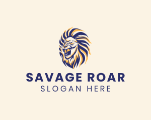 Wild Lion Roar logo design