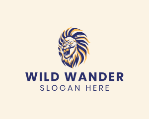 Wild Lion Roar logo design