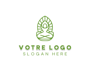 Yogi - Meditation Yoga Spa logo design