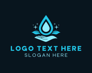 Natural - Natural Water Droplet logo design