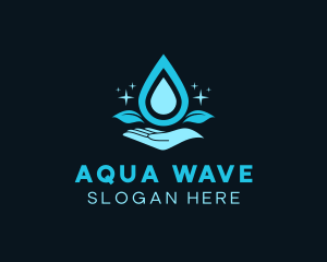 Water - Natural Water Droplet logo design