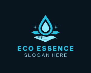 Natural - Natural Water Droplet logo design