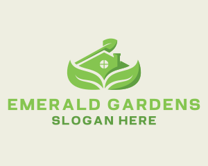 House Shovel Landscaping logo design