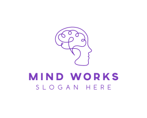 Mind - Brain Mind Counseling logo design