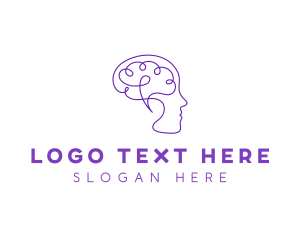 Face - Brain Mind Counseling logo design