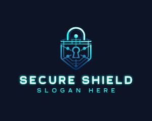 Security Lock Technology logo design