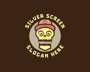 Gamer Skull Cap Logo