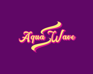 Retro Business Wave  logo design