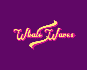 Retro Business Wave  logo design