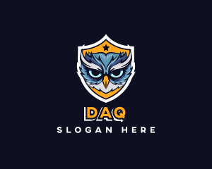 Mascot - Owl Bird Shield Gaming logo design