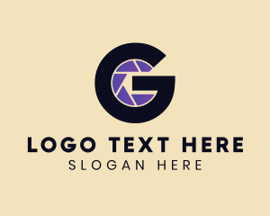 Letter - Letter G Camera Shutter logo design