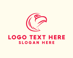 Airline - Eagle Bird Head logo design