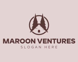 Maroon - Home Cabin Property logo design