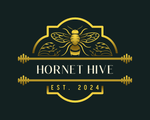 Organic Honey Bee logo design