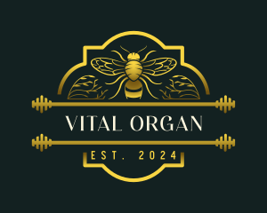 Organic Honey Bee logo design