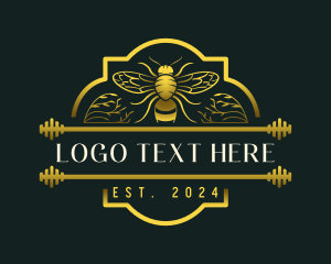 Organic Honey Bee Logo