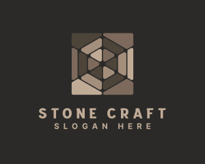 Stone Masonry Tile logo design