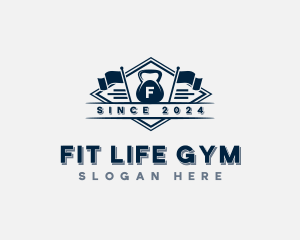 Gym - Kettlebell Gym Workout logo design
