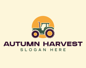 Agriculture Farm Tractor logo design