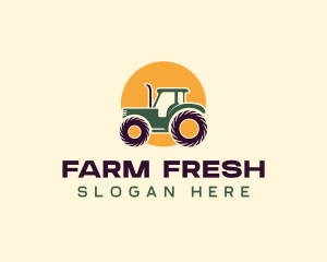 Agriculture Farm Tractor logo design