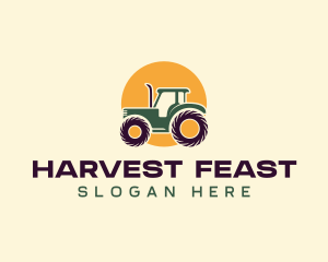 Agriculture Farm Tractor logo design