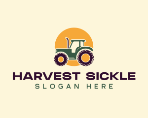 Agriculture Farm Tractor logo design