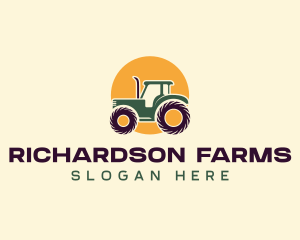 Agriculture Farm Tractor logo design