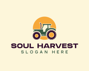 Agriculture Farm Tractor logo design