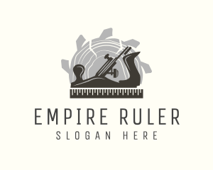 Ruler - Rustic Planer Carpenter logo design