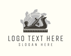 Rustic Planer Carpenter Logo