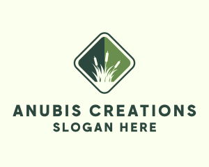 Grass Garden Lawn logo design