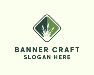 Grass Garden Lawn logo design