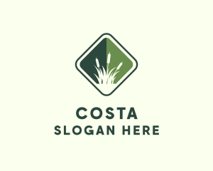 Grass Garden Lawn logo design